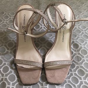 Chinese Laundry Nude strappy heels